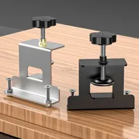 Floor Cabinet Door Install Fixing Clamp Upgrade Cupboard Wood Panel Mounting Jig Woodworking Hidden Door Mounting Support Clamp