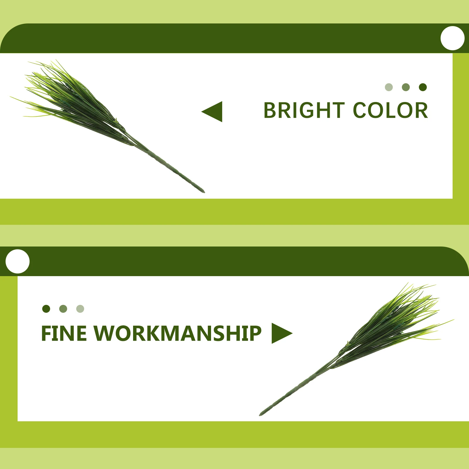 

10Pcs Simulation Grass Artificial Decor Lifelike Flower Arrangement Supplies Home Office Wedding Party Decor Artificial Grass