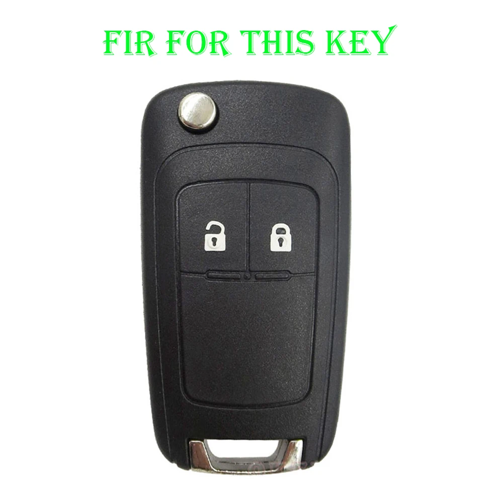 for Opel Astra J Insignia Zafira Corsa Mokka meriva for Chevrolet Cruz Orlando Prism Cobalt trax Aveo silicone key case cover