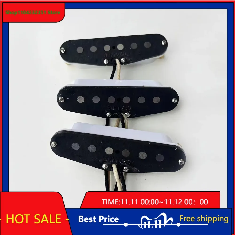 

Shop Bo-Hong Store-V60 SSS Single Coil Handwound Guitar Pickups Alnico 5 Musical Instruments Accessories-for Guitar EquipmentAc