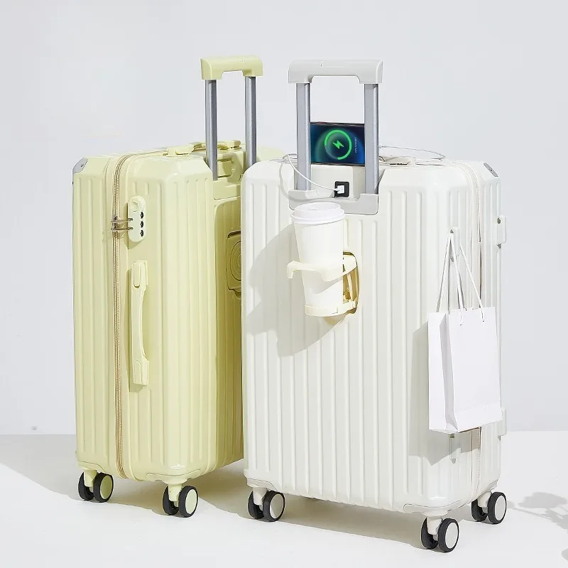 Multifunctional Luggage Case 24 Inch Lightweight Spinner Suitcase for Women Men Travel Student Travel Luggage Suitcase Set