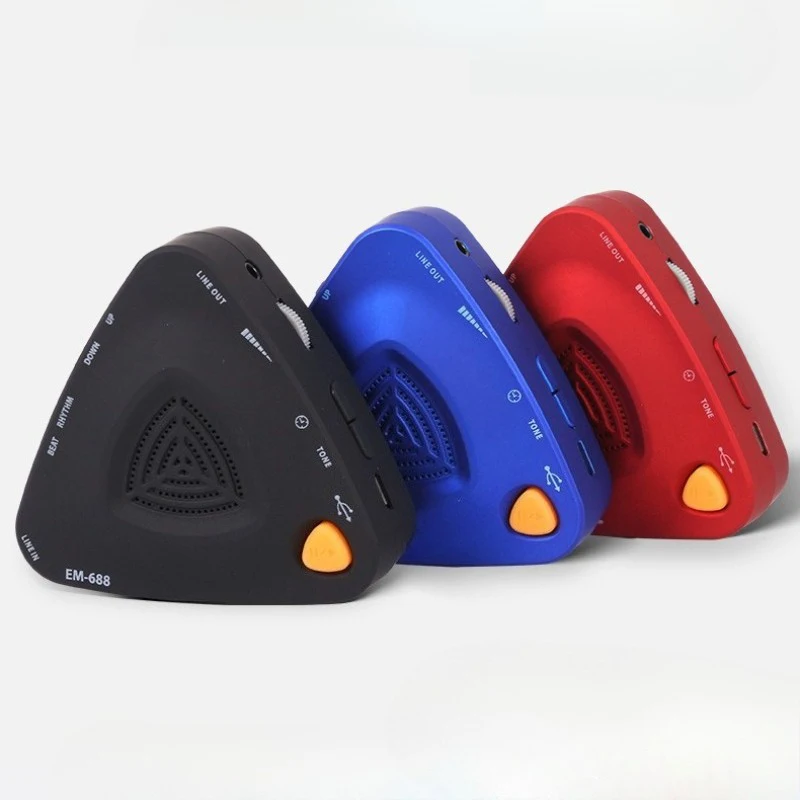 Digital Metronome Mini Portable Metronomes Piano Guitar Rechargeable Metronome Universal Rhythm Device Speaker for Guzheng