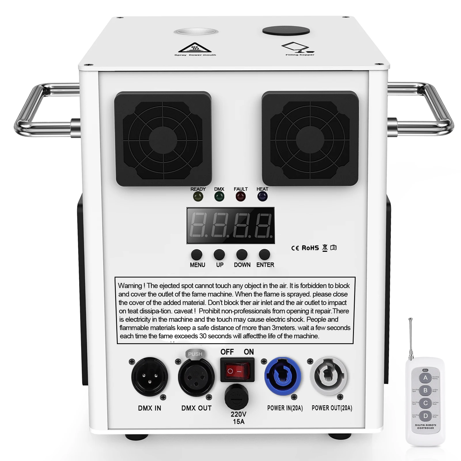 700W Cold Spark Machine Cold Fireworks Fountain Spark Effect Machine Sparkler Machine Stage Equipment For Party Church Wedding