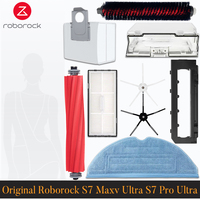 Main Side Brush Mop Hepa Filter Dust Bag Cleaning Rolling Brush for Roborock S7 Maxv Ultra S7 Pro Ultra Robot Vacuum Accessories
