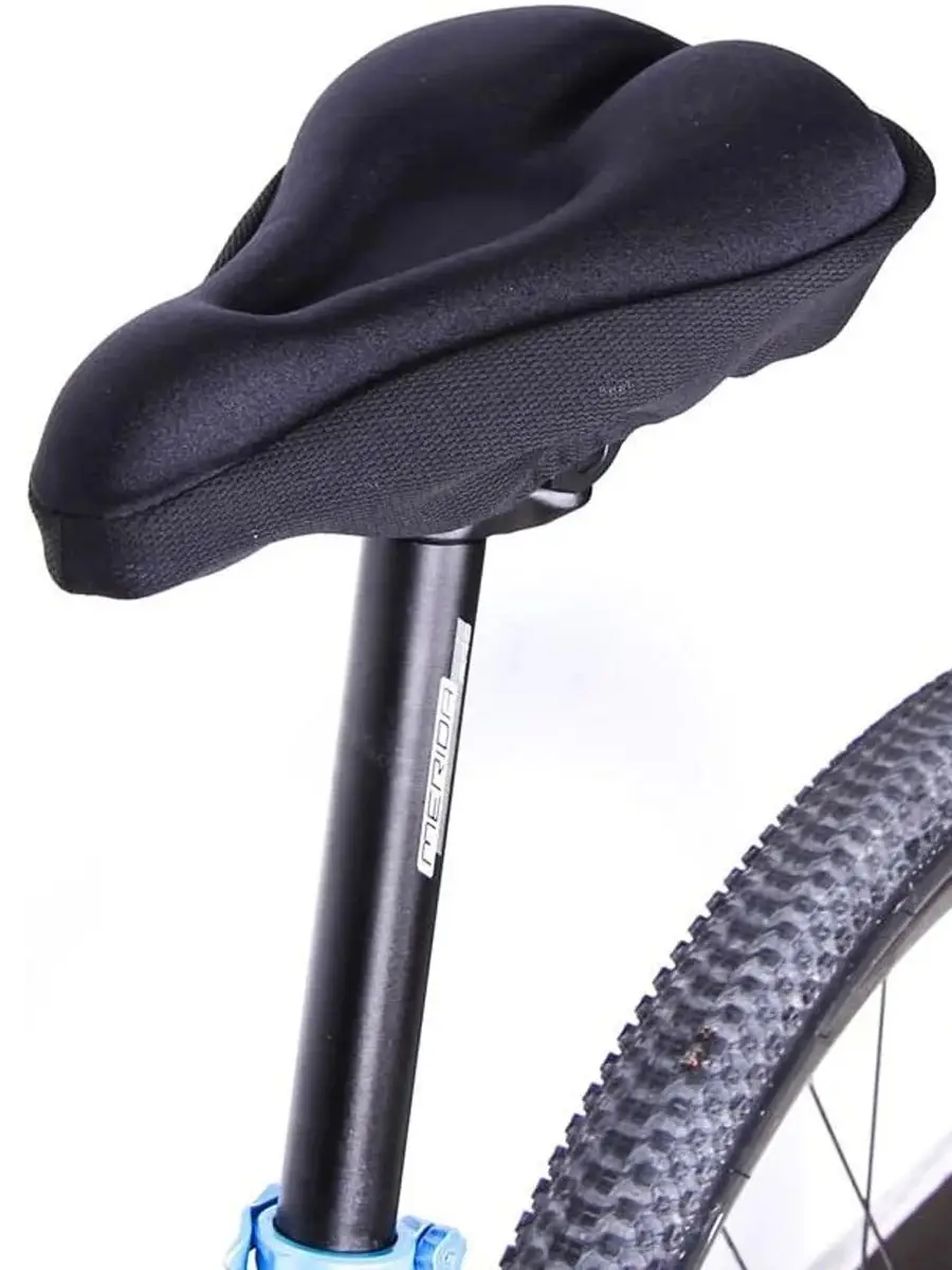 AliExpress pinmoap Bicycle Seat Protective Cover 3D Gel Comfortable Breathable Soft Cushion Cover Anti Slip Particle Design Seat Cover Accessories