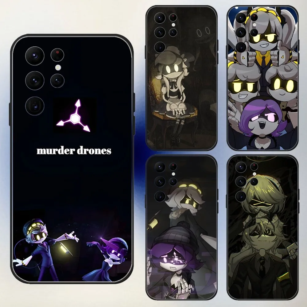 M-Murder N UZI D-Drones  Phone Case For Samsung S24,23,22,30,21,10,9,Ultra,Plus,Lite,FE,5G Black Soft Case