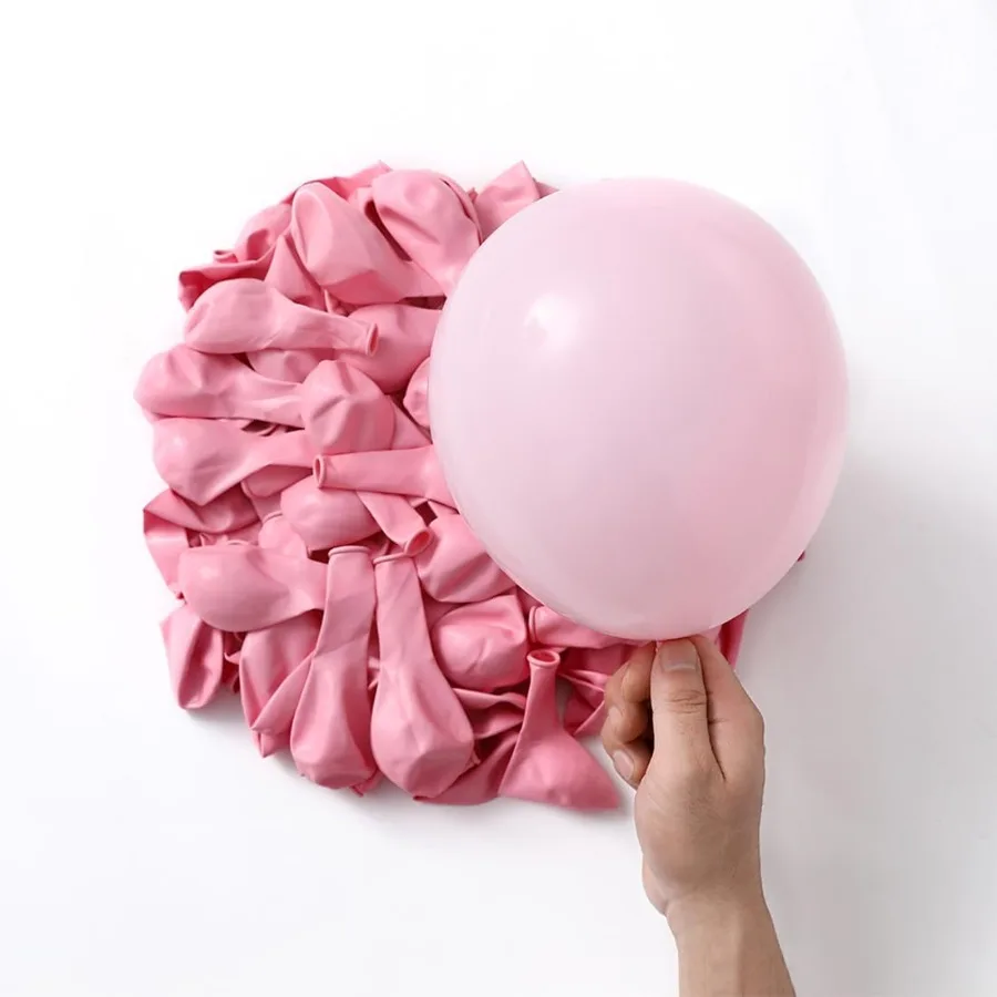 Arco de guirlanda de balão de mouse rosa, 136 peças, bolinhas rosa, balão para tema de mouse, aniversário, menina, decoração de chá de bebê