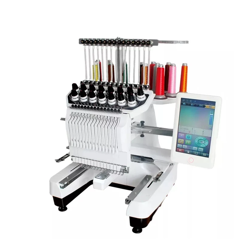 QK-3620 Cheap Single Head 15 Needle Computer Embroidery Machine