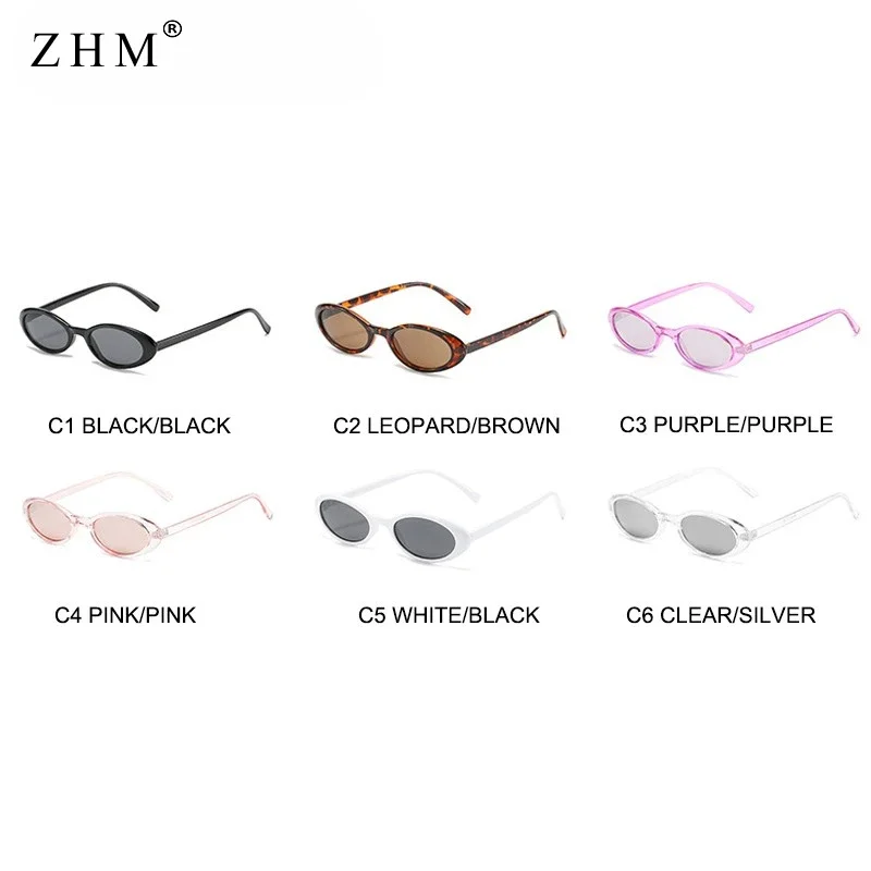 Fashion Sexy Small Oval Women's Sunglasses New Cat's Eyewear Leopard Brown Hot Sun Glasses Female Retro Colorful Shade Eyeglass - Image 6