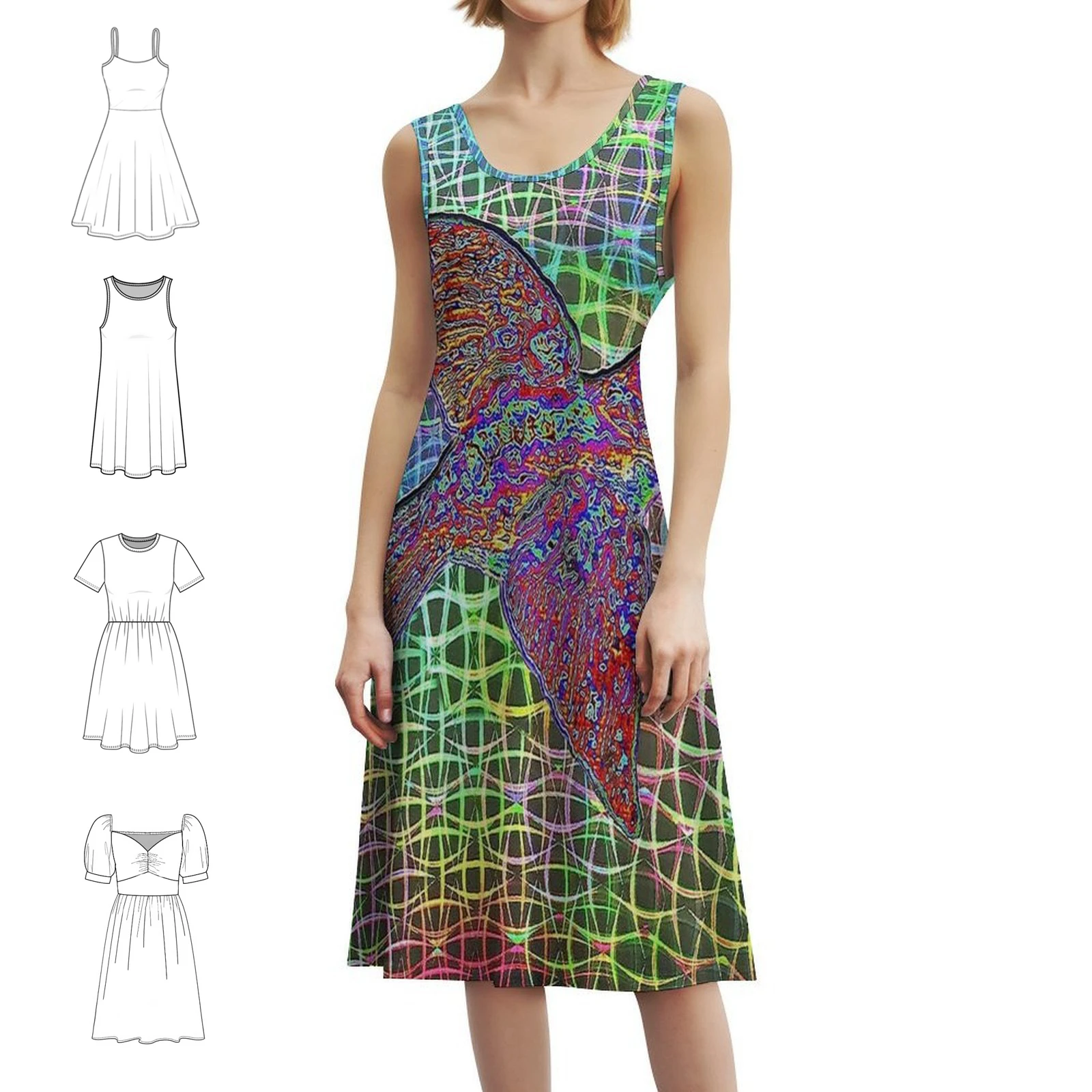 

Rainbow Burung Korean Style Dress For Women Elegant Casual Dress For Party Or Daily Wear Music Widespread Panic Widespread