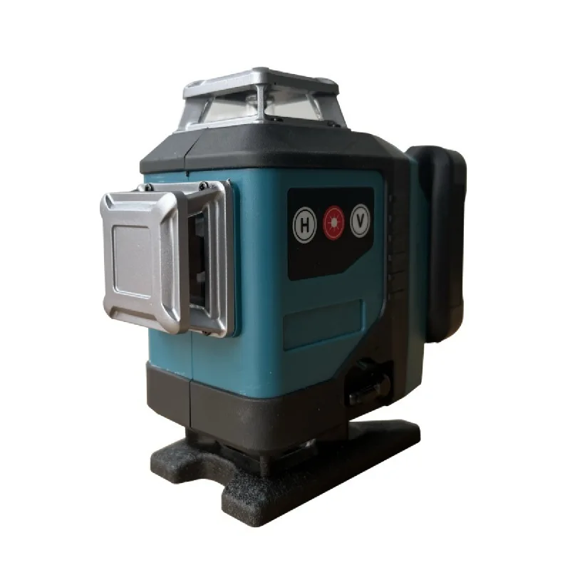 

16-проводной зеленый лазерный уровень 4D с индикатором заряда литиевой батареи, универсальный набор инструментов для определения уровня заряда литиевых батарей