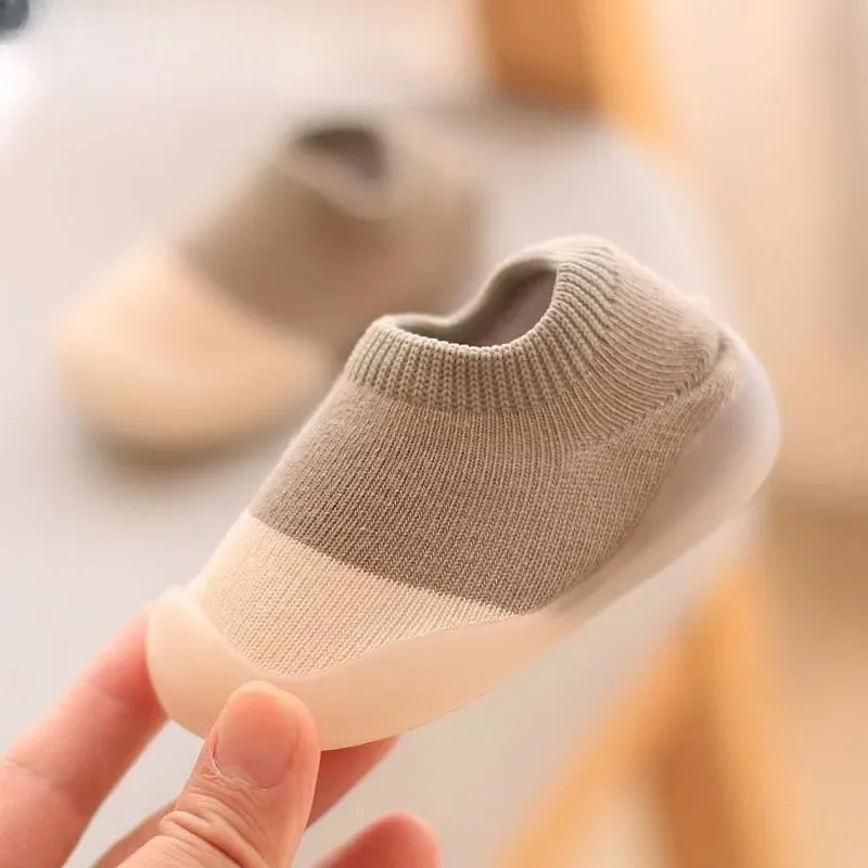 Baby Socks Shoes Infant Color Matching Cute Kids Boys Shoes Doll Soft Soled Child Floor Sneaker BeBe Toddler Girls First Walkers