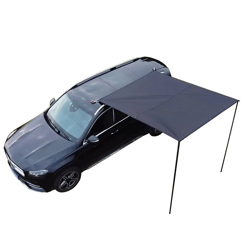 

Camping Canopy Car Side Awning Outdoor Activities White Black Fishing PU 3000 Mm Waterproof UPF50 Sun Protection