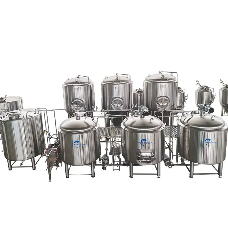 2026 CE 500l 1000l Beer Processing Brewing Beer Machine Automatic for Commercial Beer Brasserie