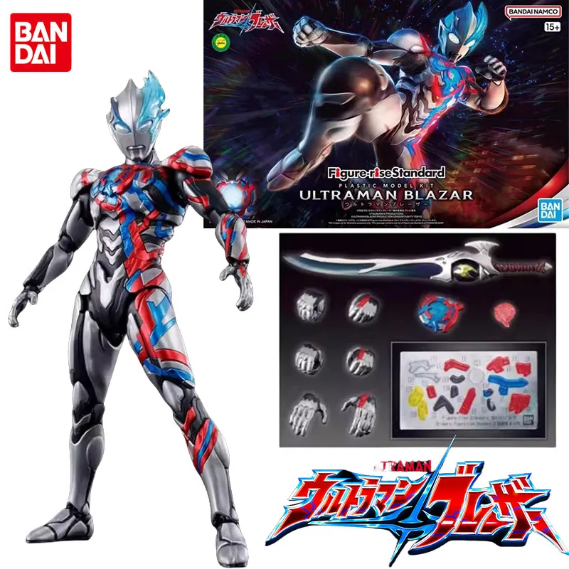 

Bandai Genuine Ultraman Anime Figure Figure-rise Ultraman Blazar Action Figure Toys for Kids Christmas Gift Collectible Model