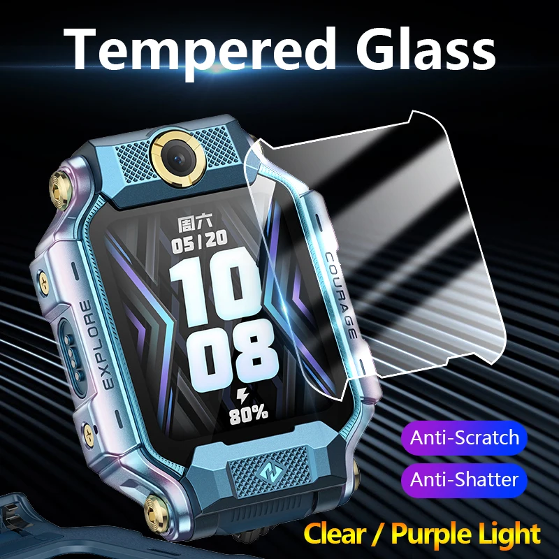 Für Imoo Xiaotiancai Uhr Telefon X10 Z7 Z1 Z11 Z10 Z9 Z8 Z6 Klar/Anti Lila Licht 9H gehärtetem Glas Film Screen Protector