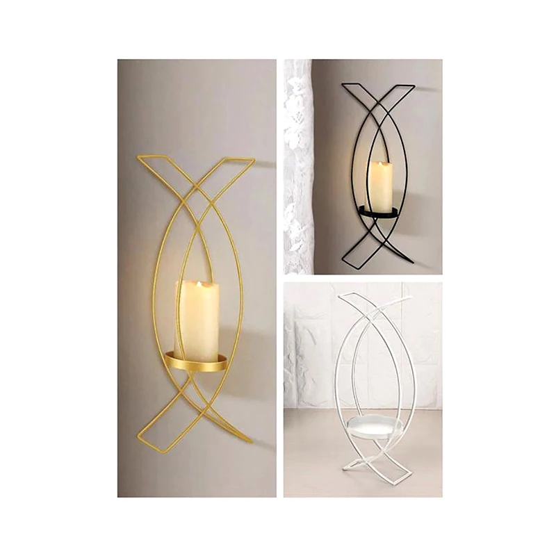 1 قطعة من حامل الشموع المعدنية المحمولة سطح المكتب الديكور مطعم المنزل حفل زفاف لوازم الديكور