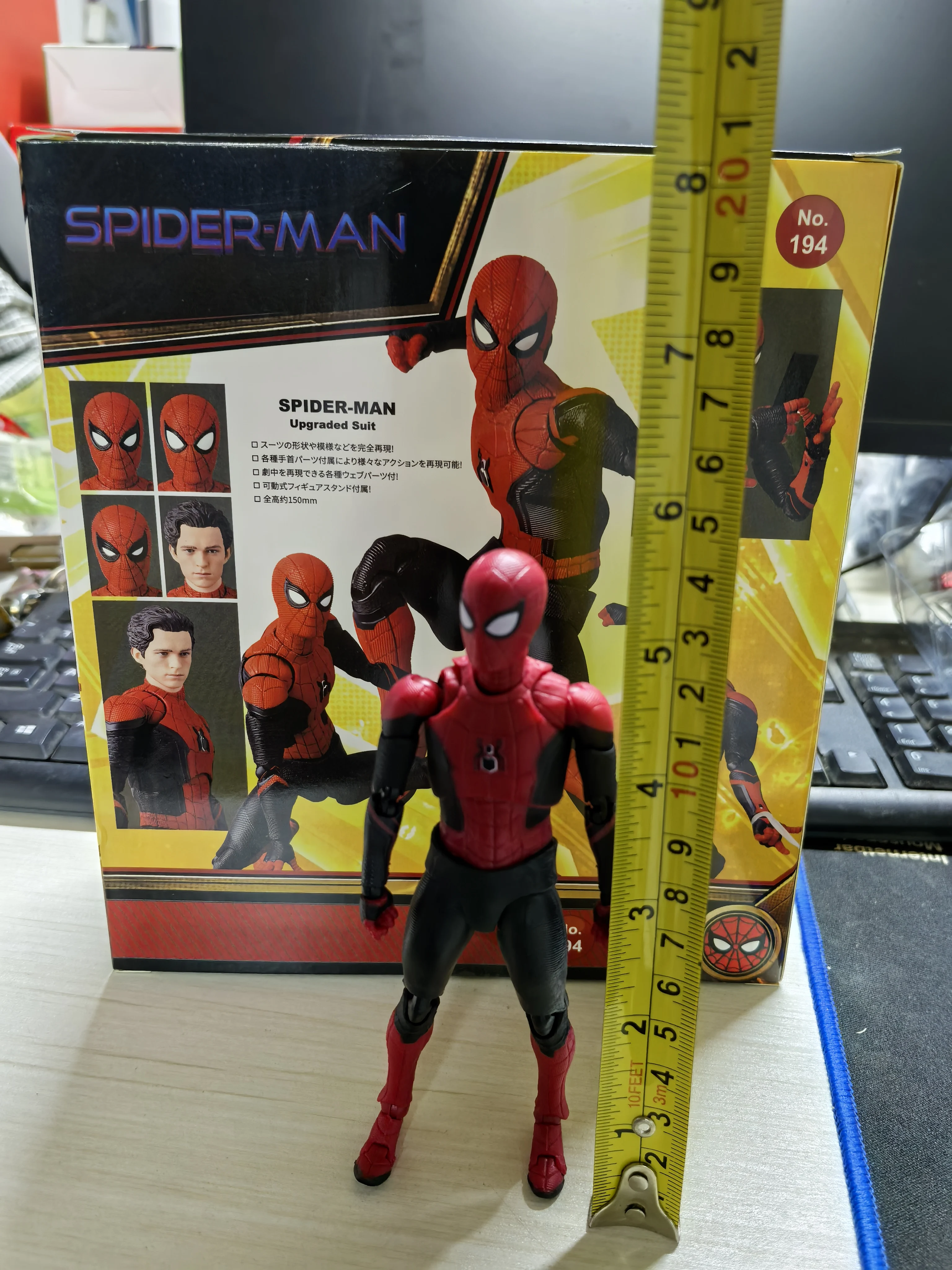 Mafex 194 スパイダーマン トム ホランド アップグレード スーツ