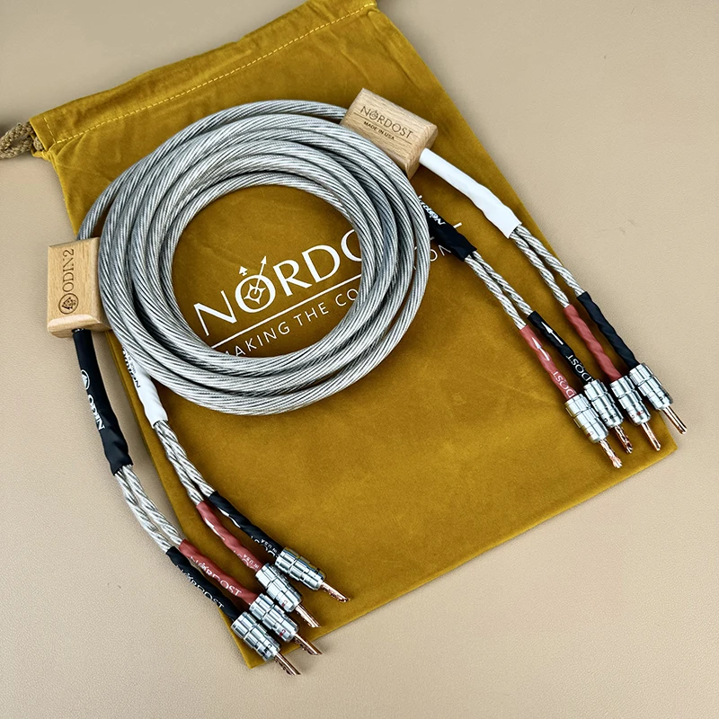 

Оригинальный 10-ядерный аудиокабель Nordost Odin Pure Silver, HIFI-усилитель, акустический кабель Fever