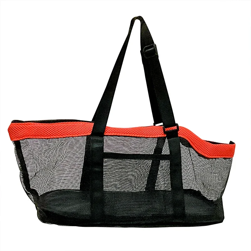 Pet products, dogs and cats, one-shoulder portable messenger bags, breathable mesh for traveling