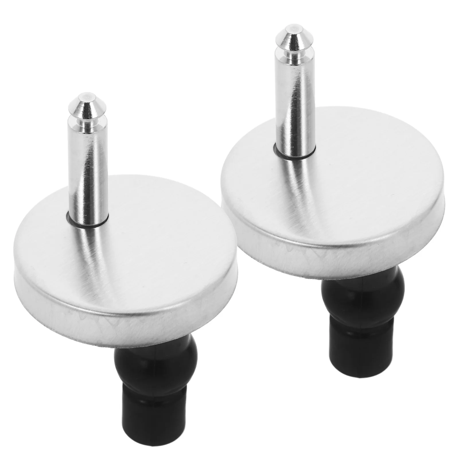 2 قطعة مسامير مقعد المرحاض تثبيت علوي متينة وعملية عالمية مناسبة لمعظم المراحيض القياسية سهلة التركيب وتدوم طويلاً