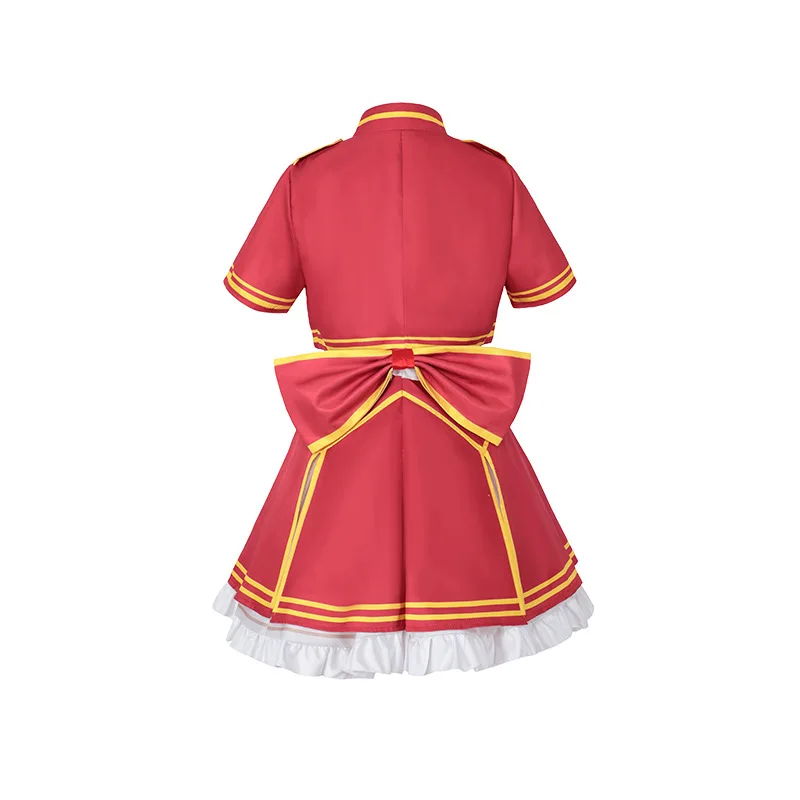 Aikatsu! Hoshimiya Ichigo Cosplay Costume And Accessories Top Idols Red Uniform Dress Christmas Gift Cute Girl Princess Dresses