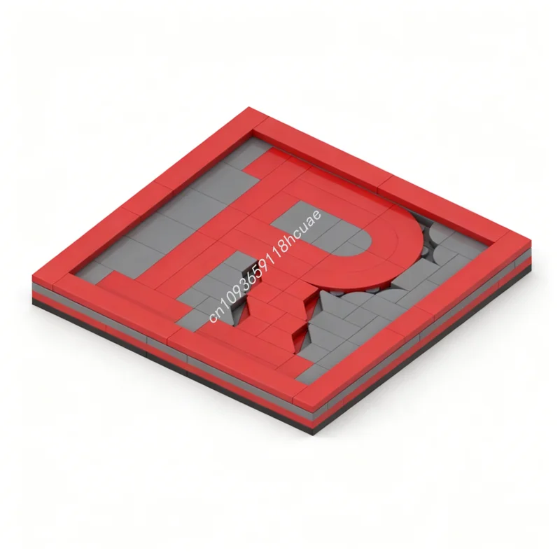 111pcs MOC Gear Houseware Rutgers University Coaster Model Building Blocks Architecture Toys Idea Education Christmas Gift Brick