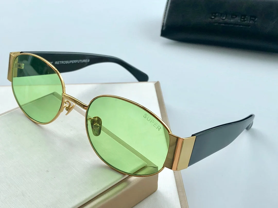 

New Arrival LUXURYDITA DTS434 Stylish Vintage Business Men Eyewear Premium Gradient Classic Leisure Luxury Women Sunglasses