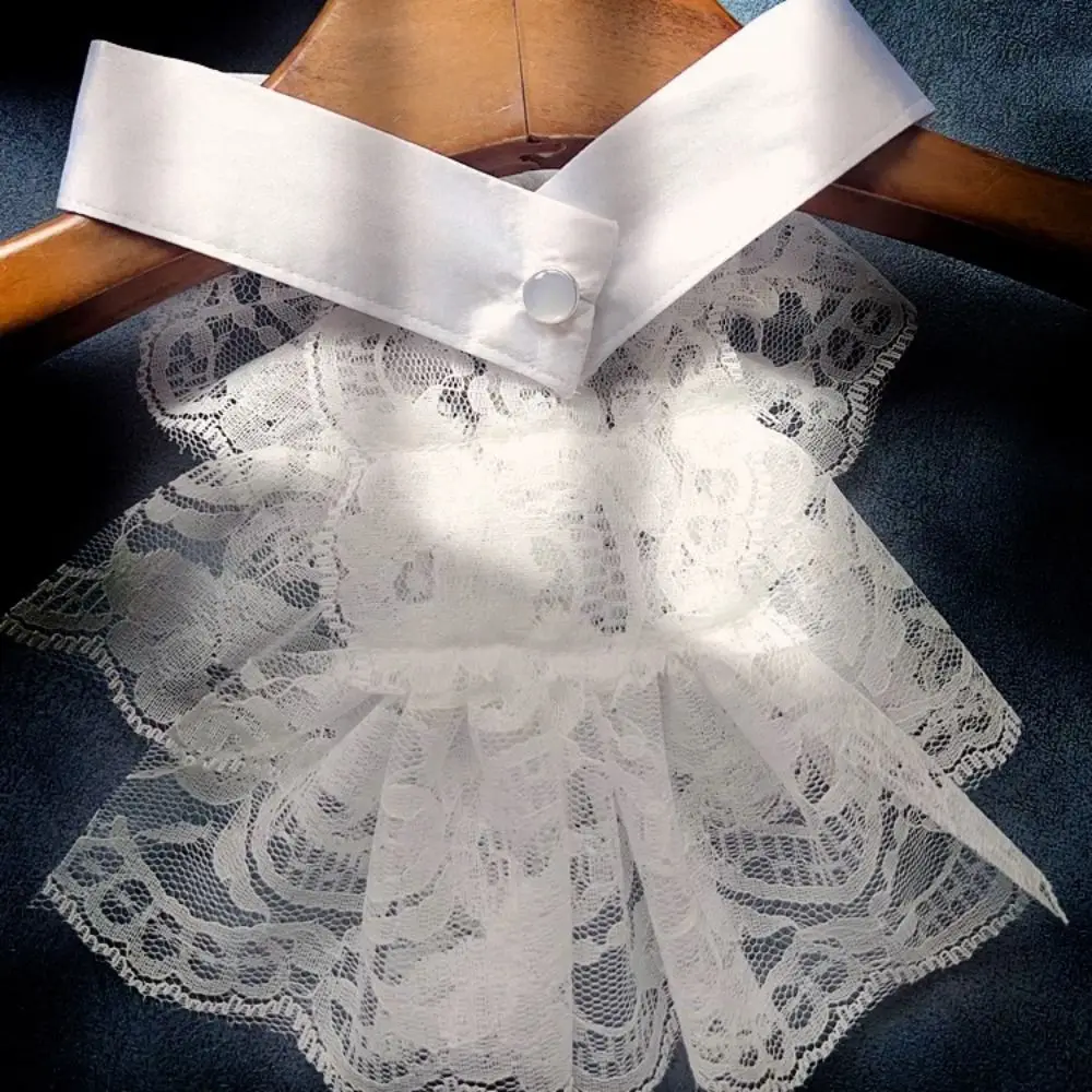 新しい取り外し可能なビクトリア朝のレース襟レイヤードエリザベ - Men'S Victorian Accessories のレビューと価格