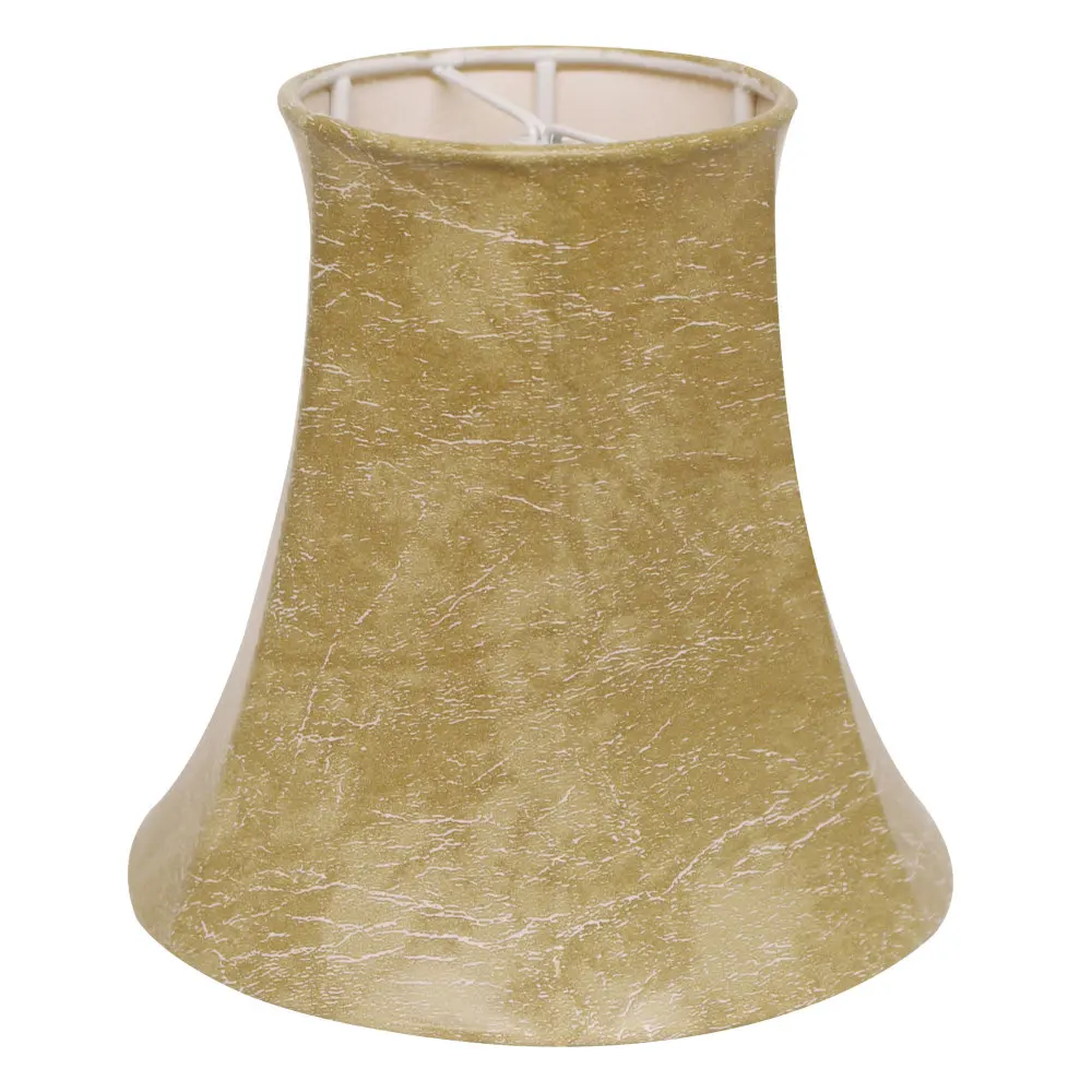 

Slant Chandelier Lampshade with Sturdy Metal Flame Clip High-quality Faux Animal Hide Light Cover No Liner for Chandelier Bulbs