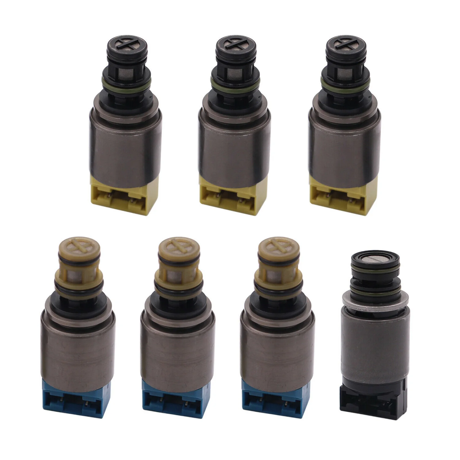 7x Transmission Solenoid Kit 6HP19 6HP26 1068298045 for BMW X3 X5 X6 Z4 325i 328i 525i Audi A4 A6 A8 Q7 Gearbox Solenoid Valves