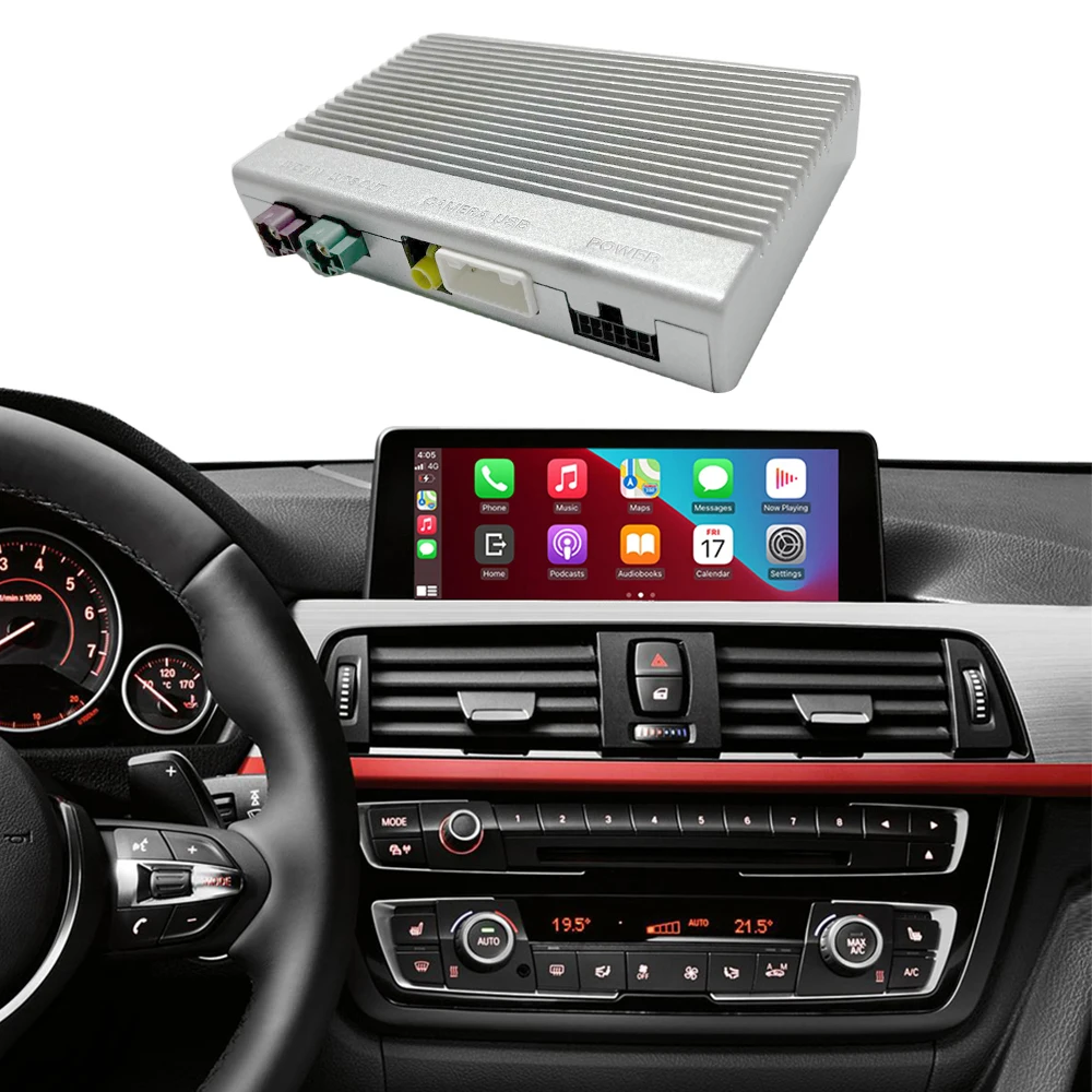 Bezprzewodowy CarPlay dla BMW serii 1 2 3 4 5 6 7 X1 X2 X3 X4 X5 X6 MINI F56 F15 F16 F25 F26 F48 F10 F1 F22 F20 F30 F32 F36 CIC NBT