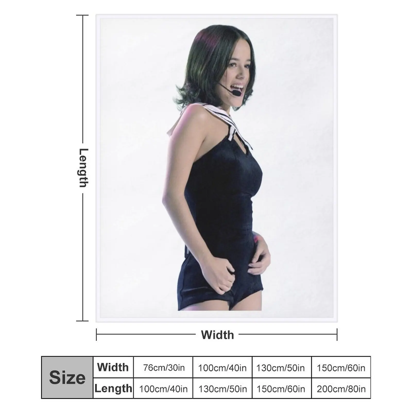 Alizee (V9) Throw Blanket warm winter For Decorative Sofa Blankets image 6