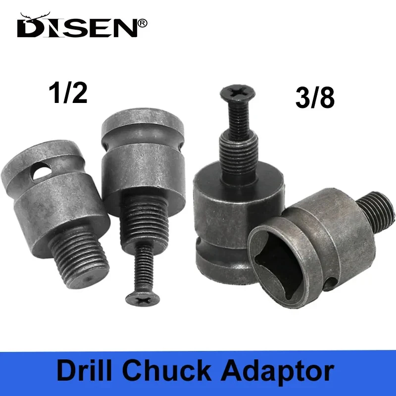 Impact wrench Drill Chuck Adaptor For Impact Wrench Conversion 1/2-20UNF/3/8-24UNF Electric Drill Connector