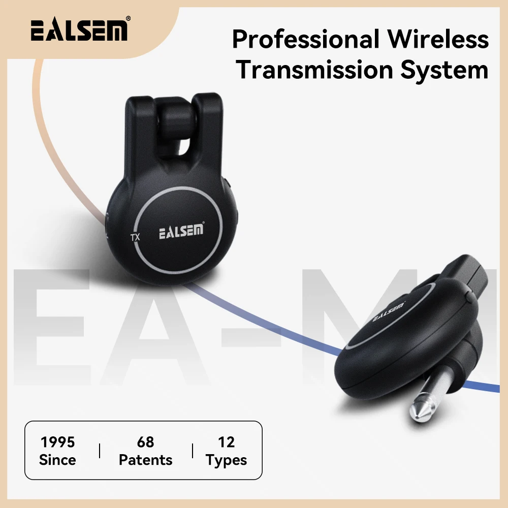 

M1 2.4GHz Wireless Transmission System,11hours Woring Time,Supports Efficient & Performance Mode,for Electric guitar&Instruments