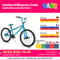 Hiland 24 26 inch BMX Bike for for Teen and Adult, Beginner-Level BMX to Advanced Riders with 2 Pegs, Bicycles for Men and Women