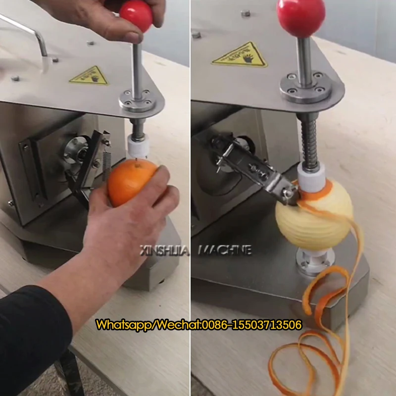 Automatic desktop industrial stainless steel small electric lemon peeling machine for orange