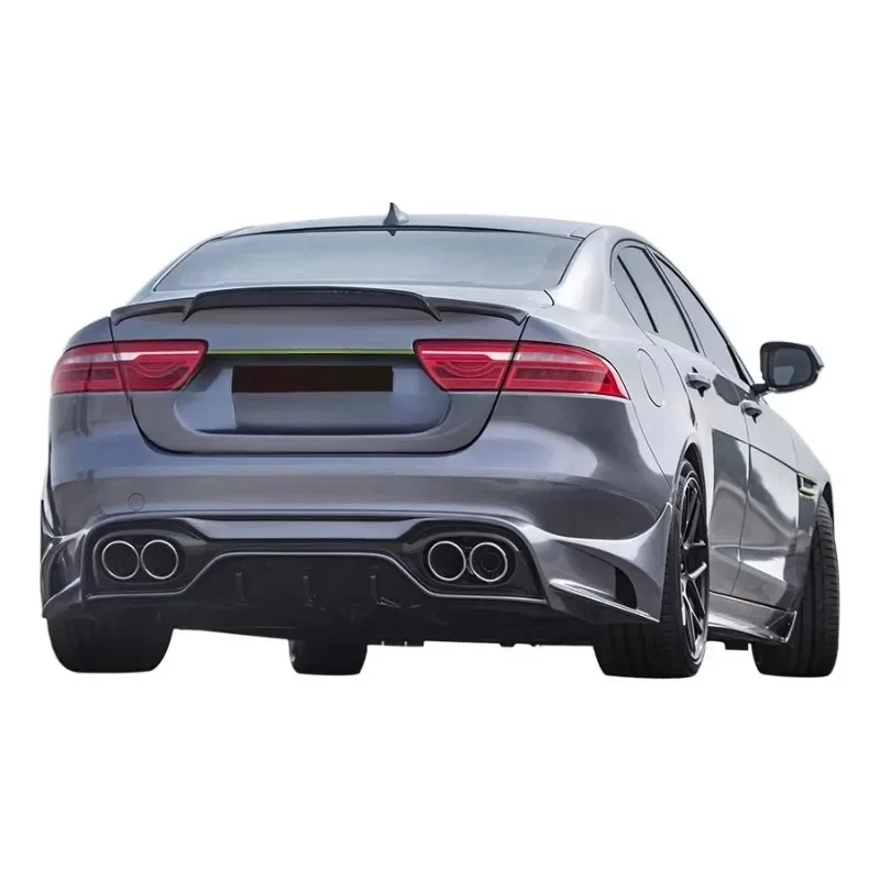 2015-2019 Body Kit Half Carbon Fiber Front Lip Side Skirts Rear Diffuser Splitter New Condition Exhaust Bumper 3