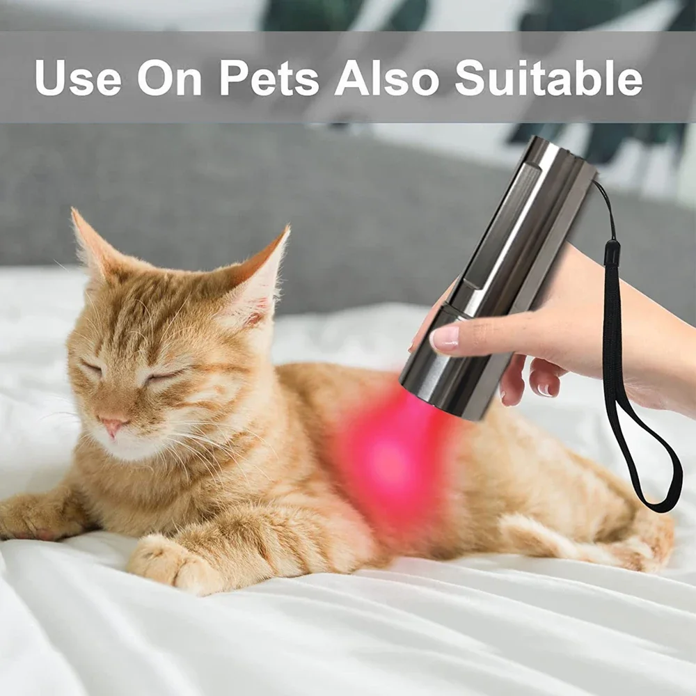 Dual Use Red Light Therapy Device for Family & Pets - Relieves Arthritis Pain, Muscle Soreness, Improves Skin