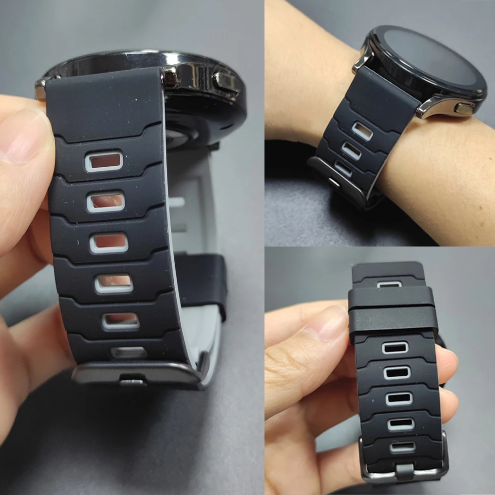 22mm Silicone Strap For Polar Vantage M M2 M3/Grit X X2 Pro Replacement Watch Band for COROS Pace 3/APEX 4 42mm APEX 2 Pro Belt