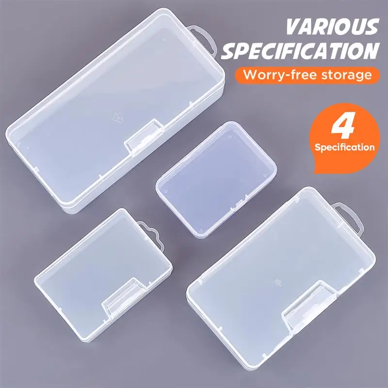 Top Hanging Transparent PP Fastened Box Sewing Tools Scissors Threads Sorted Storage DIY Parts Tool Dustproof Storage Box