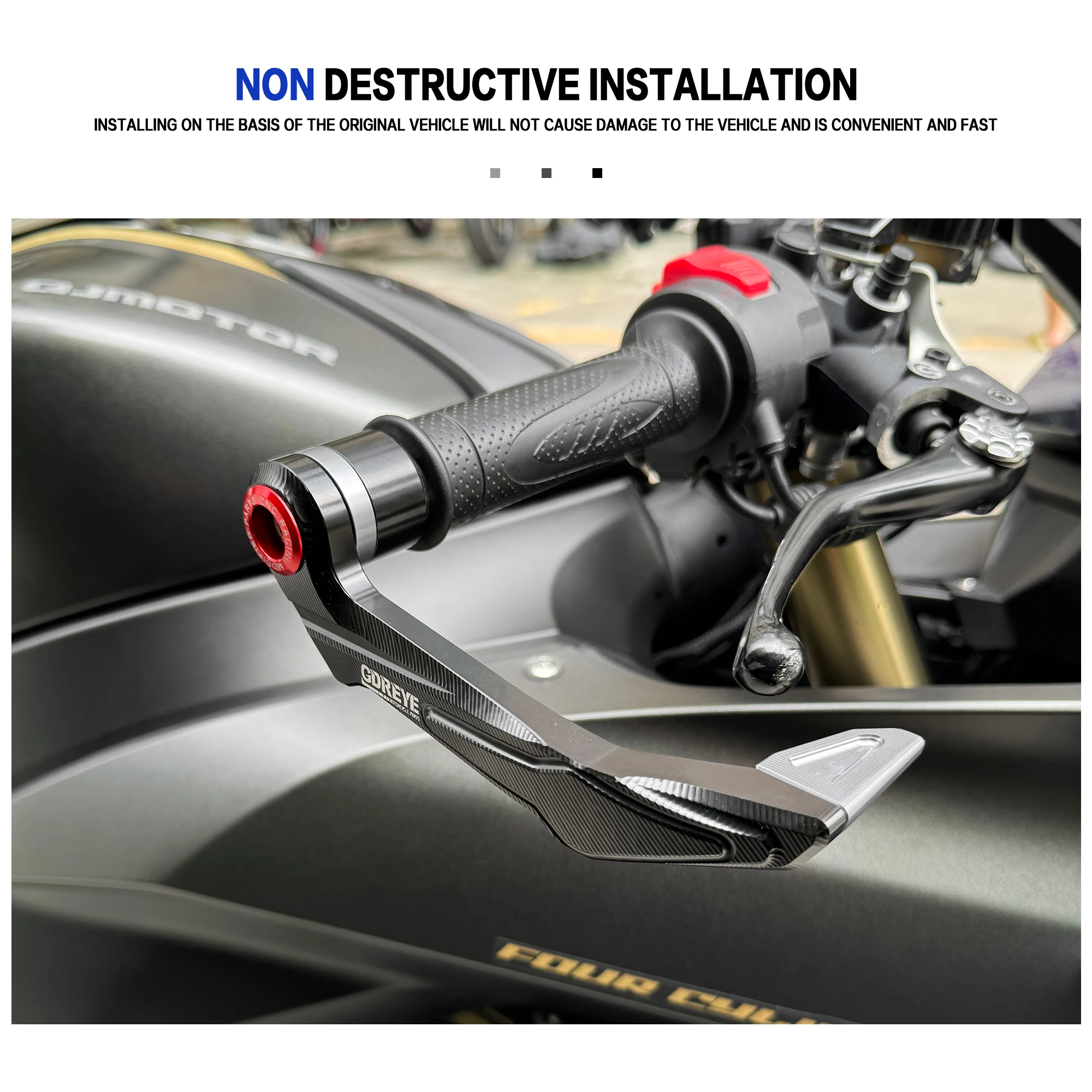 ملحقات جديدة عالية الجودة لـ QJMOTOR SRK550S SRK 550S SRK550 دراجة نارية مقبض الحرس المقود الحرس الفرامل رافعة Handguard