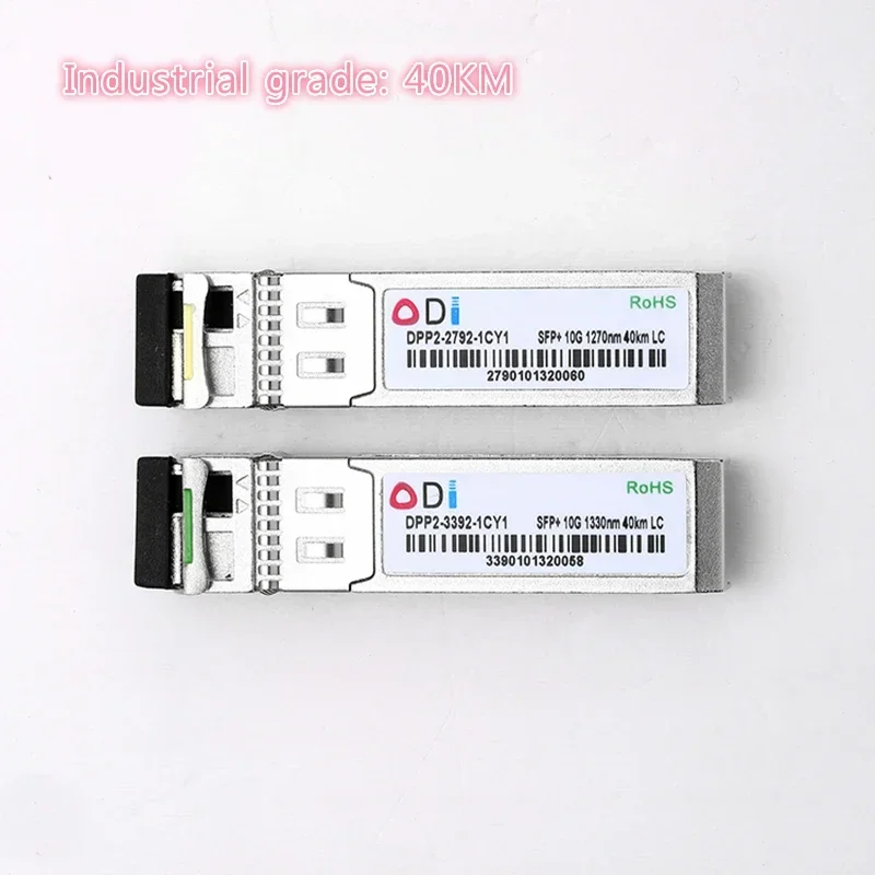 단일 광섬유 SFP 광 모듈 SFP 송수신기 스위치 SFP 10G LC 20/40/60KM 1270nm/1330nm용 산업 등급 -40-85 섭씨
