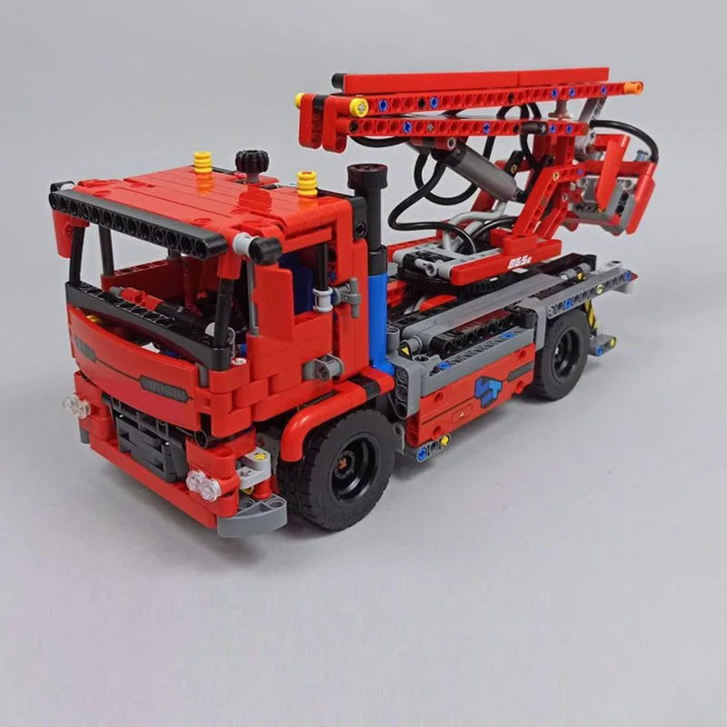 سرعة سباق السيارات نموذج MOC قوالب بناء الكلاسيكية الكرز المنتقى وحدات التكنولوجيا الأطفال هدايا العيد تجميع اللعب البدلة #2