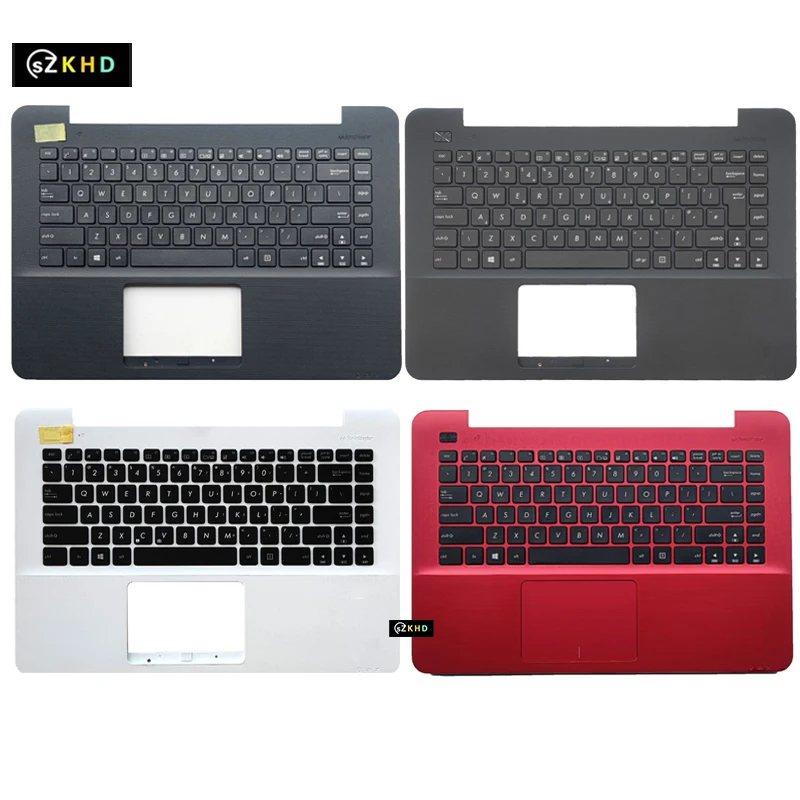 

New For Asus X455L K455L A455L R454L W419L Y483C F455L DX882L English Keyboard Bezel Top Case Palmrest Upper Case Laptop Shell