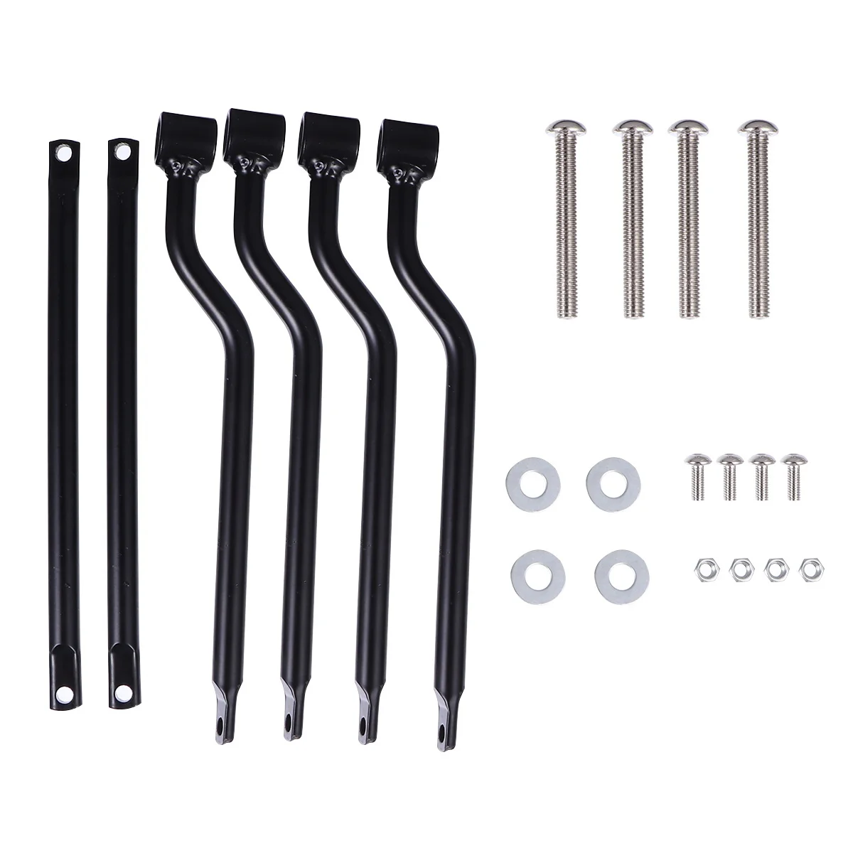 

1 Set Motorcycle Side Mounting Metal Saddlebag Support Bracket Luggage Bag Installation Durable Lightweight Accessories