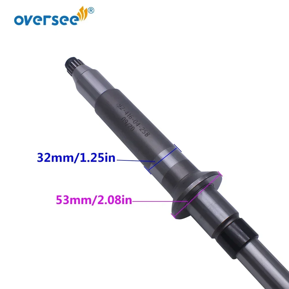 Oversee 63P-45501 Driver Shaft XL For Yamaha Outboard Motor 4T F150HP 25