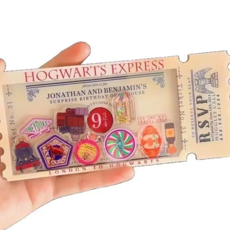 New Harry Potter Hogwarts Christmas Express Ticket Stick Shake, New Cartoon Cute Birthday Gift, Children's Toy - view 4