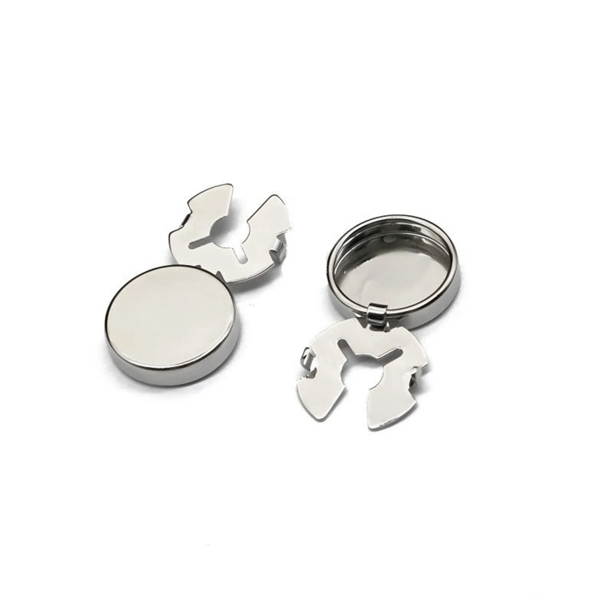 

10PCS shirt buckle base cufflinks DIY accessories suitable for button decoration.