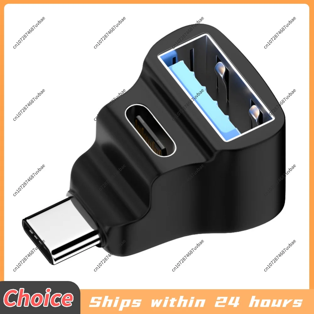 3/2/1PCS Type-C Male To Type-C/USB-A Female Converter Up To 100W Fast Charging 1 To 2 Adapter For Steam Deck/Phone/Tablet/Laptop